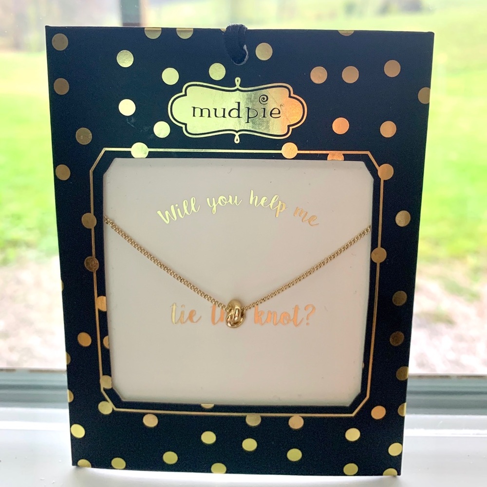 Bridesmaid Gift Gold Necklace